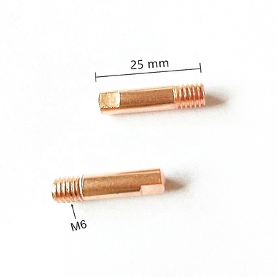 Binzel 15AK CO2 MIG Torch 0.8mm Copper Contact Tip para desempenho de soldagem de longa duração