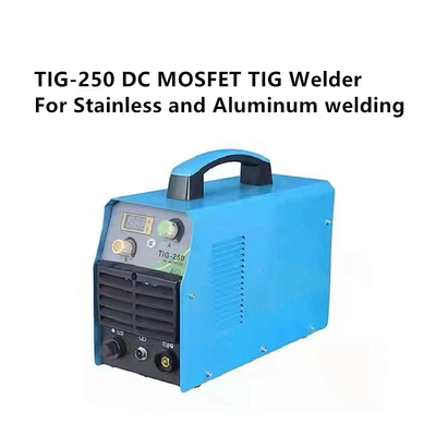 MOSFET DC Inverter 200A TIG-250 Tig Soldador para Solução de Inoxidável e Alumínio 220V 18V 18