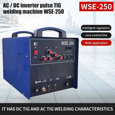 220V Inverter de entrada nominal controlado AC DC TIG Soldador WSE250 com motor de arrefecimento por ar