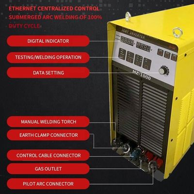Módulos de Comunicação Ethernet Máquina de Soldadura de Arco Submerso MZ1000 para 380V 480V Voltagem