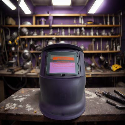 Preços imbatíveis Economia Pro Auto-escurecimento capacete de soldagem com suporte personalizado