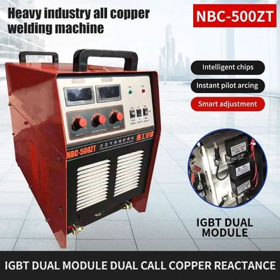 Linha de controlo de núcleo de reação de cobre de duplo módulo para soldagem de placas acima de 1,0 mm NBC-500ZT