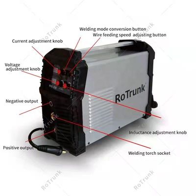3 em 1 Mig 250 Amp IGBT máquina de soldagem INVERTOR 110v Micro fios de soldagem inversores 200A