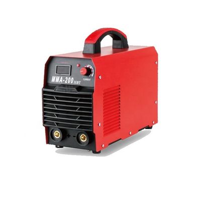 Soldador de arco de inversor MMA-200 IGBT recém-projetado e durável para solda de aço