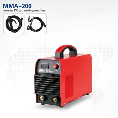 Soldador de arco de inversor MMA-200 IGBT recém-projetado e durável para solda de aço