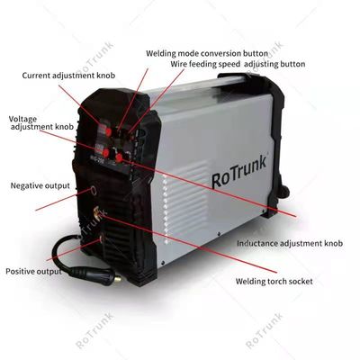 Máquina de soldar MIG IGBT multifunção de 3 em 1 MIG 250 para aço inoxidável