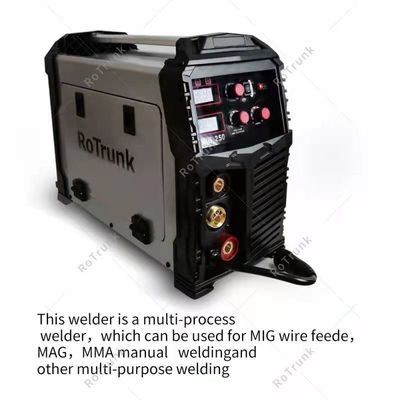 Máquina de soldar MIG IGBT multifunção de 3 em 1 MIG 250 para aço inoxidável