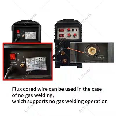 Máquina de soldar MIG IGBT multifunção de 3 em 1 MIG 250 para aço inoxidável
