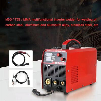 MIG280 ARC Soldadores Máquina de Soldadura Mig multifunção IGBT 4in1 INVERTOR 50/60HZ IP21S