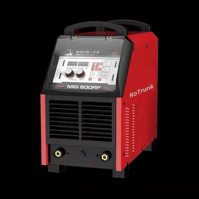 Máquina de soldadura MIG-500DP de soldagem OEM com duplo pulso MIG com velocidade de alimentação de arame 22 m/min