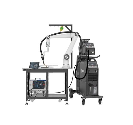 380 V Voltagem de entrada nominal Sistema robótico de soldagem industrial com capacidades versáteis