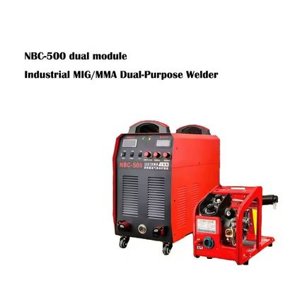 50 KG Heavy-Duty 380V MIG/MMA Soldador de dupla finalidade NBC-500 WeldMaster com alimentador de fio