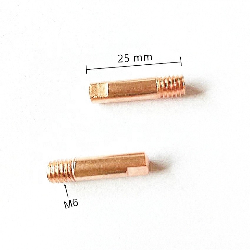 Binzel 15AK CO2 MIG Torch 0.8mm Copper Contact Tip para desempenho de soldagem de longa duração