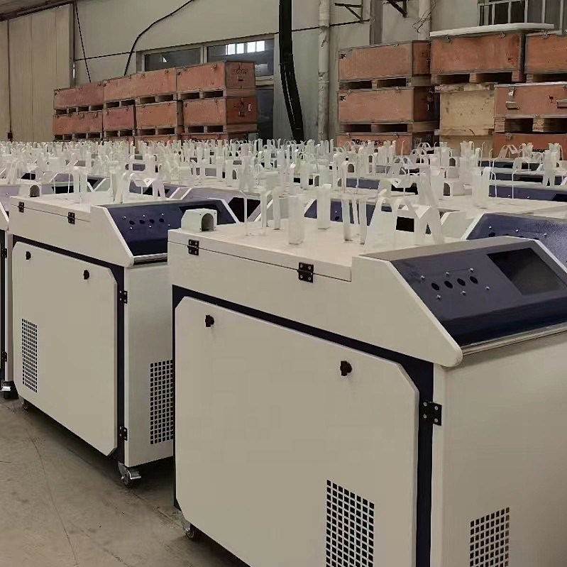 Máquina de solda a laser de fibra portátil de 1000W HB-W1000 para aço inoxidável e liga de alumínio