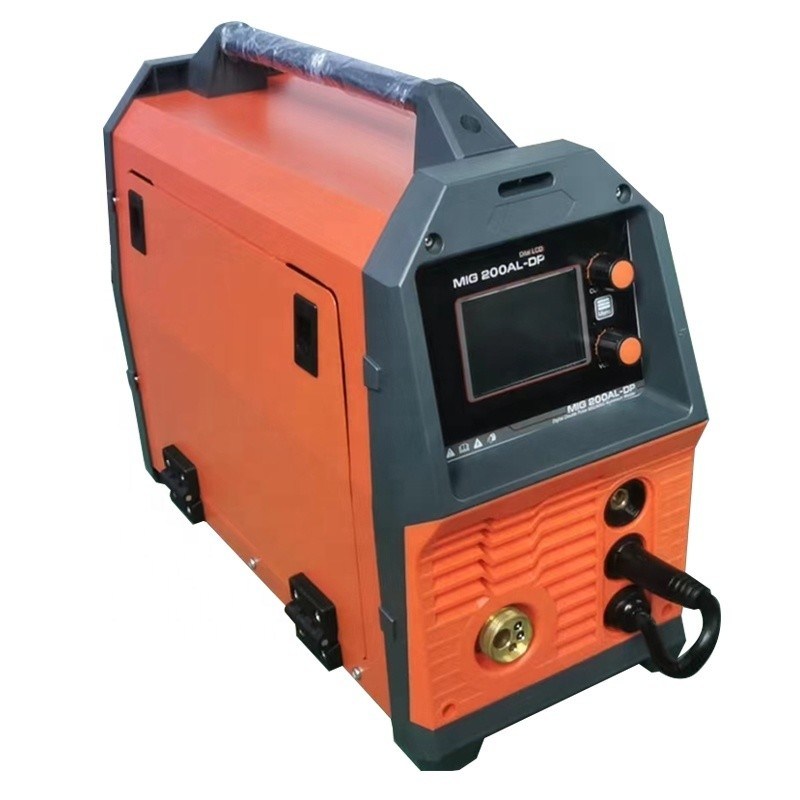 Máquina de soldadura MIG de inversor IGBT 220A de duplo pulso digital 230V para MMA e MIG