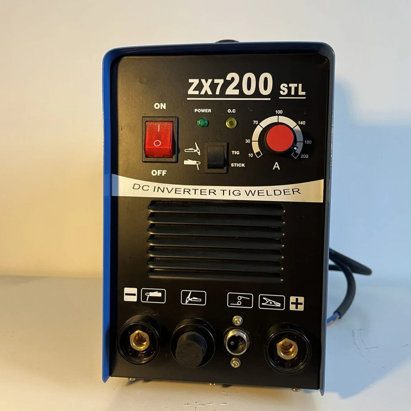Máquina de soldadura de alta frequência 160A IGBT ZX7-200 STI TIG/MMA para processos de soldadura
