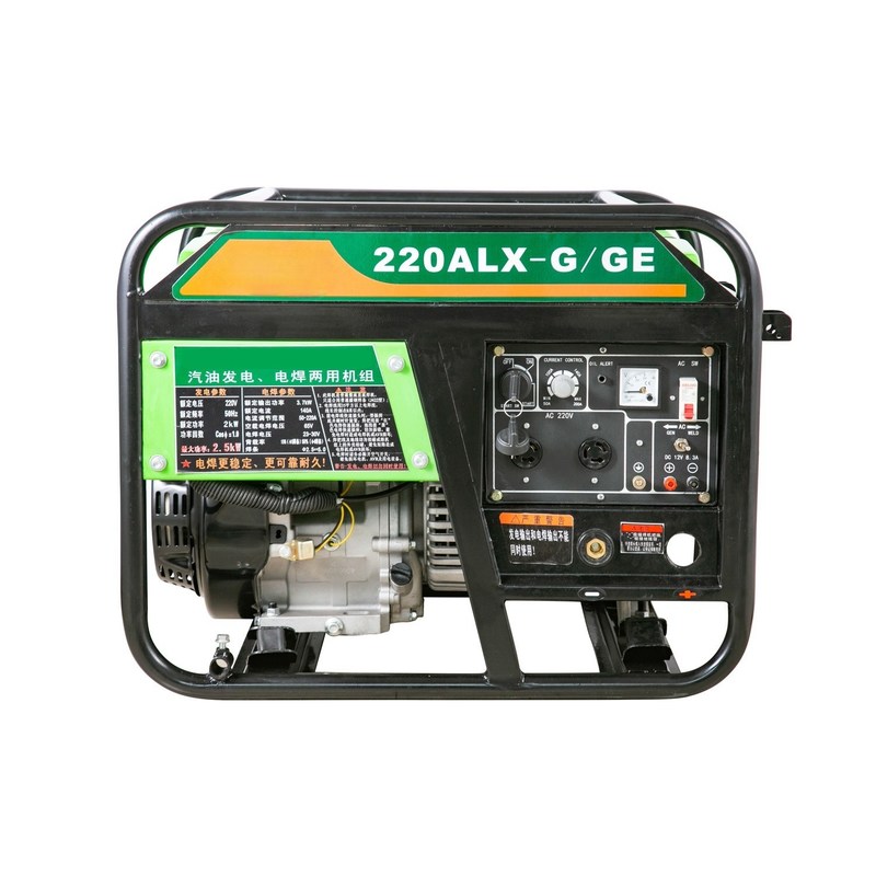 Portable Gasoline Gen-Welder GasPower WeldPro 250 com 15% de ciclo de trabalho e competitivo