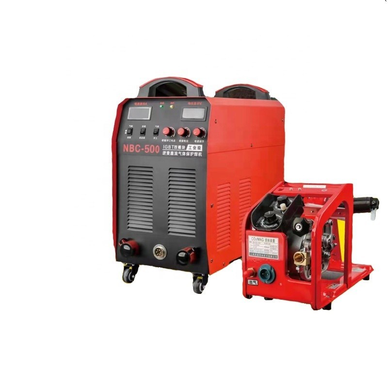 500A MIG/MMA Máquina de solda de inversor IGBT de duplo uso NBC-500 com saída de potência dupla